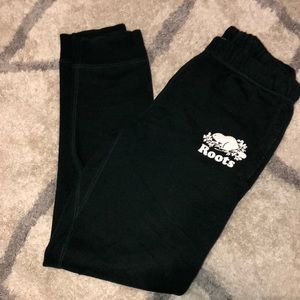 Roots Green Track Pants